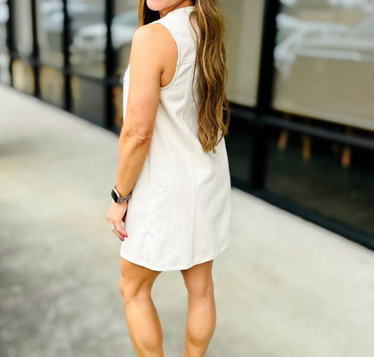 Le Lis - Denim Dress - beige - clothing - dresses