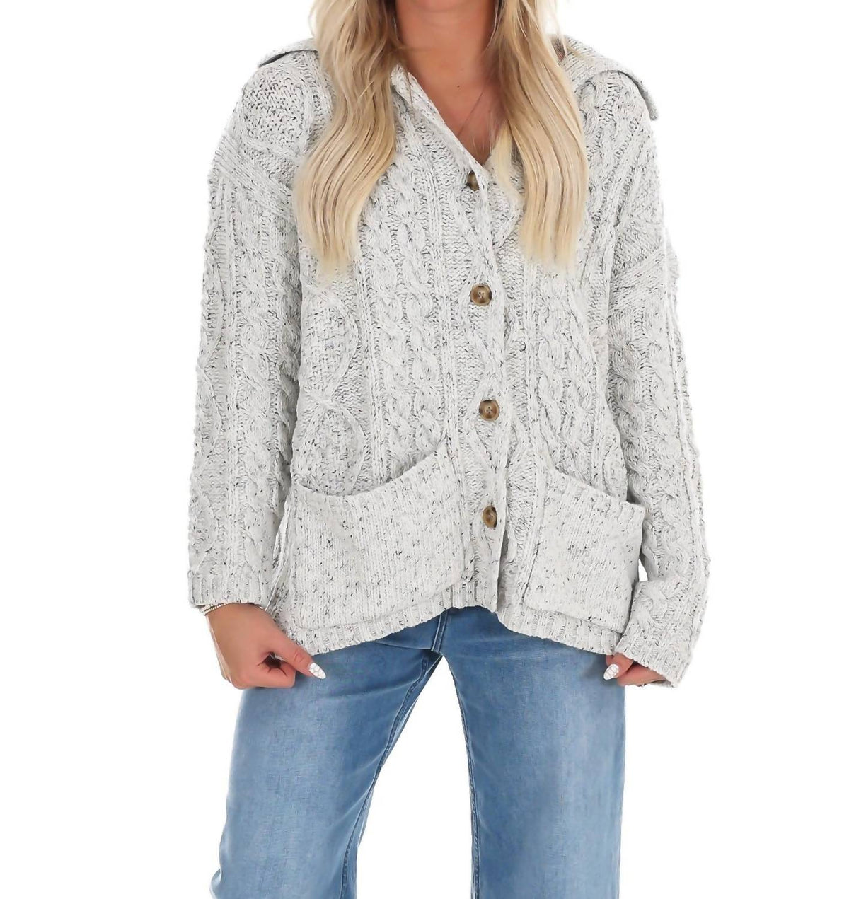 Le Lis - Fireside Layers Oversized Cardigan