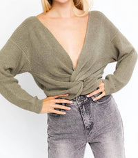 Le Lis - Hold Me Close Twisted Sweater Top