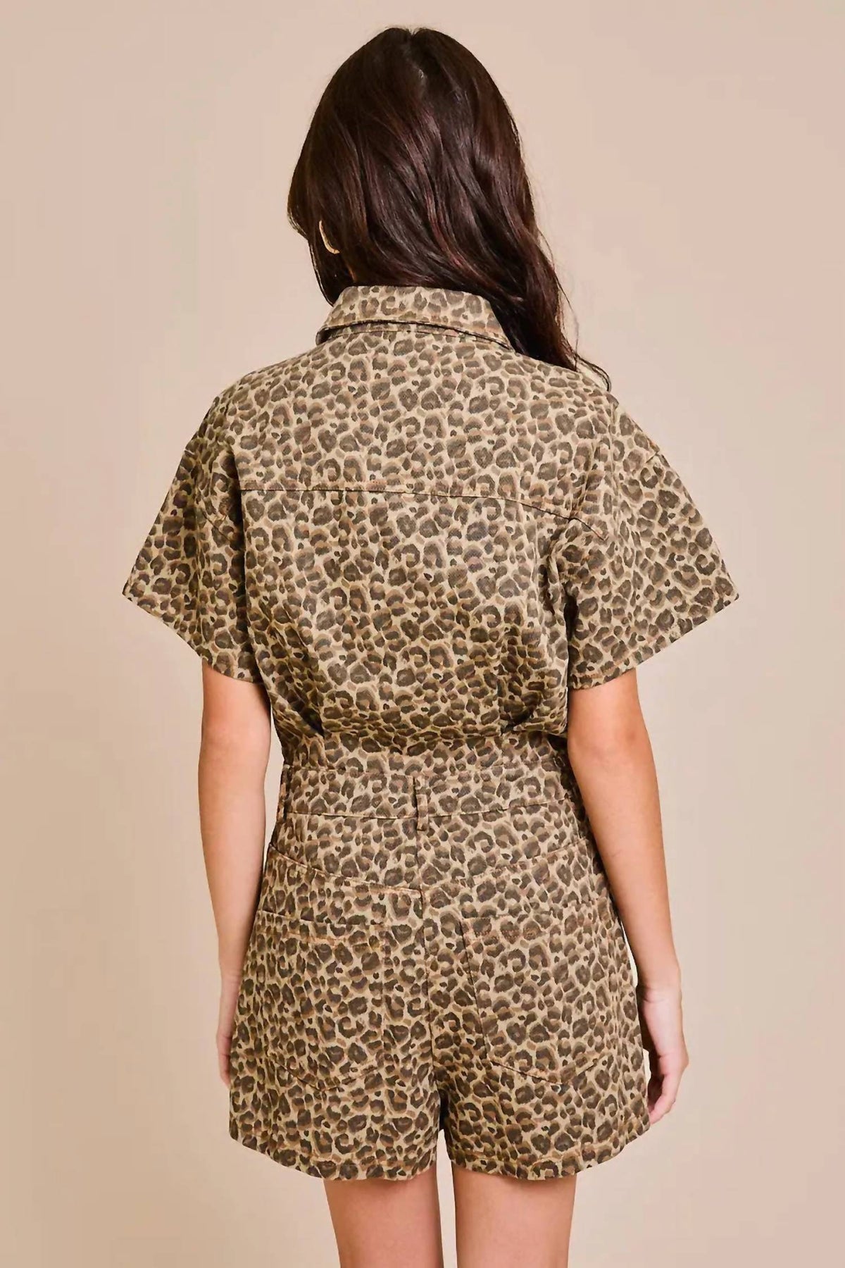 Le Lis - Leopard Short Romper
