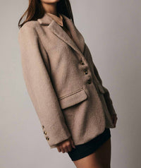 Le Lis - Long Sleeve Button Down Coat