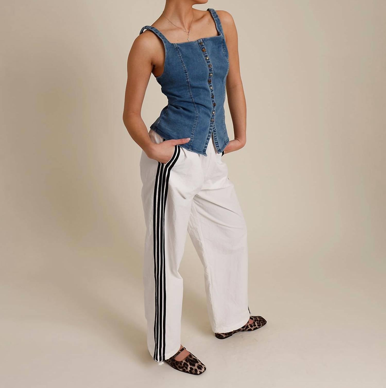 Le Lis - Melanie Track Pants - clothing - joggers - nylon