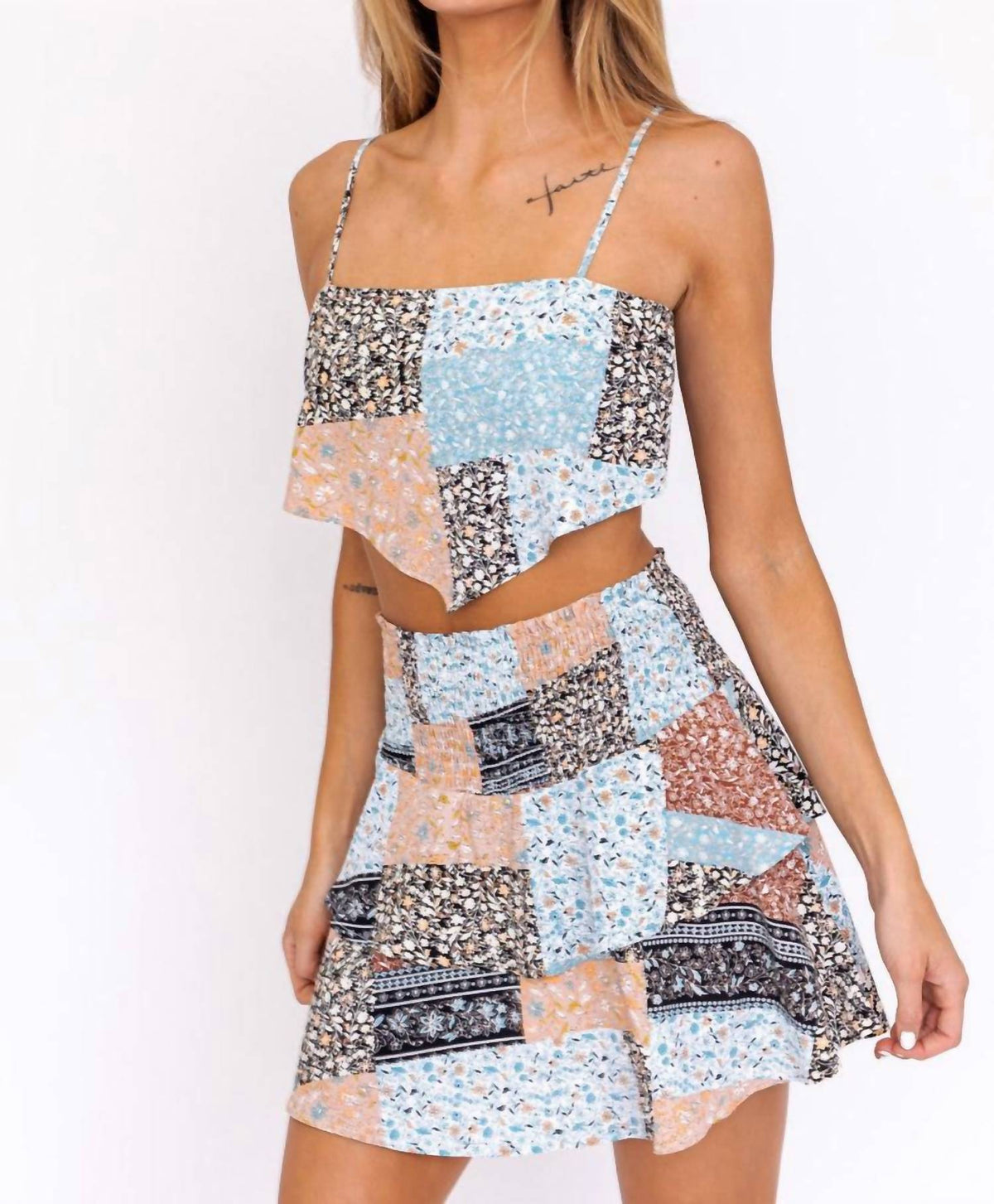 Le Lis - Mocha Muse Patchwork Set