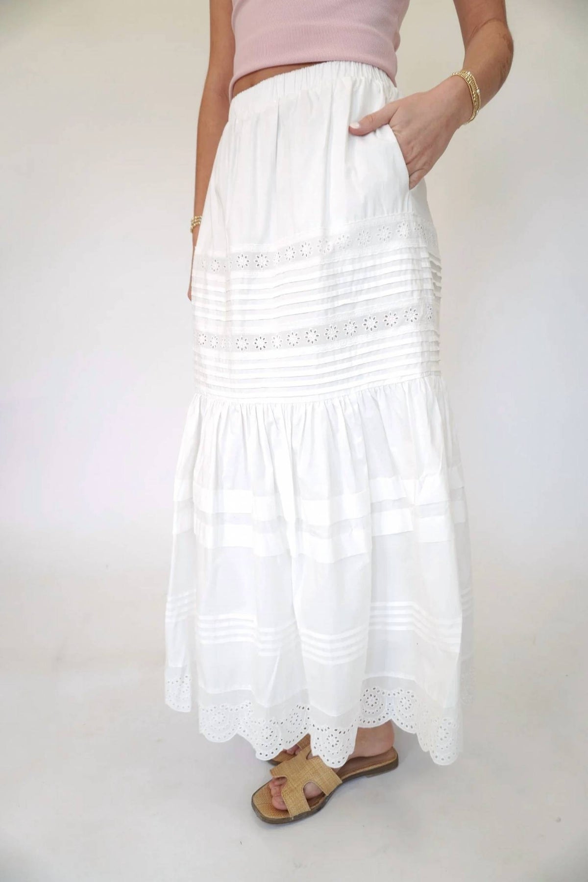 Le Lis - Poplin Maxi Skirt