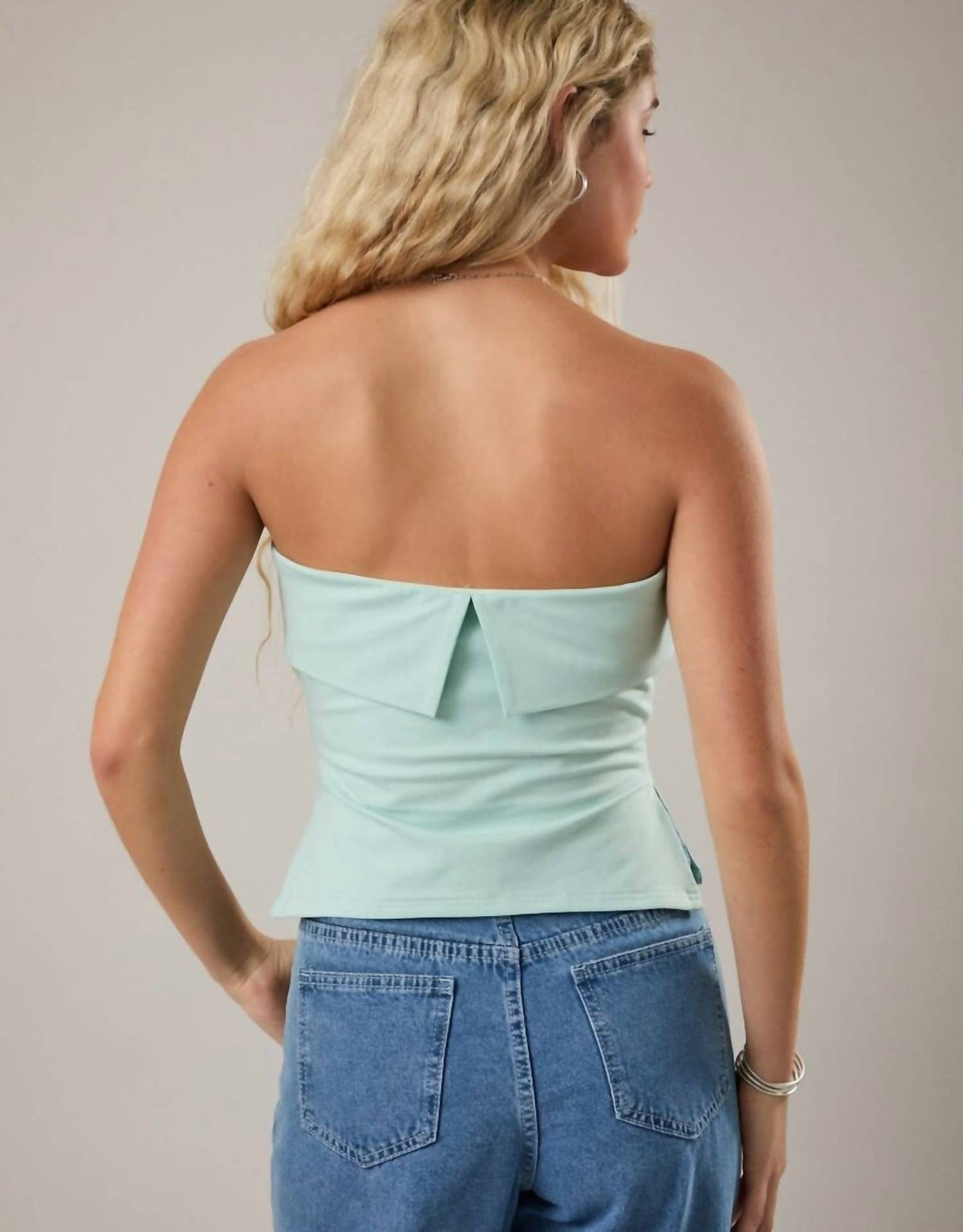 Le Lis - Serene Strapless Folded Knit Tube Top