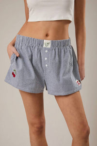 Le Lis - Spring Picnic Embroidered Short