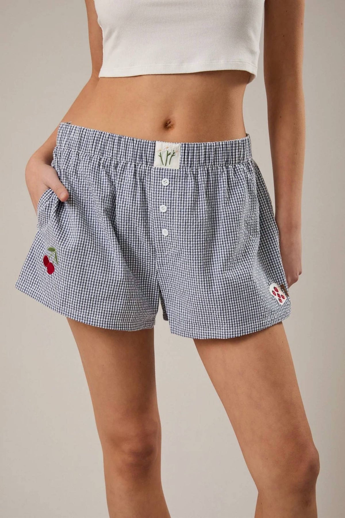 Le Lis - Spring Picnic Embroidered Short