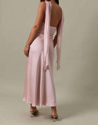 Le Lis - Strapless Scarf Midi Dress