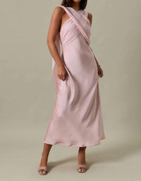 Le Lis - Strapless Scarf Midi Dress