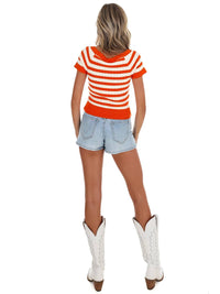 Le Lis - Tailgate Cutie Stripe Top