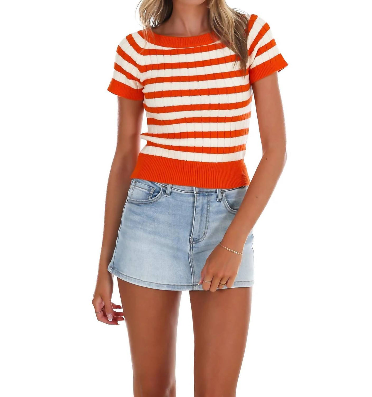 Le Lis - Tailgate Cutie Stripe Top