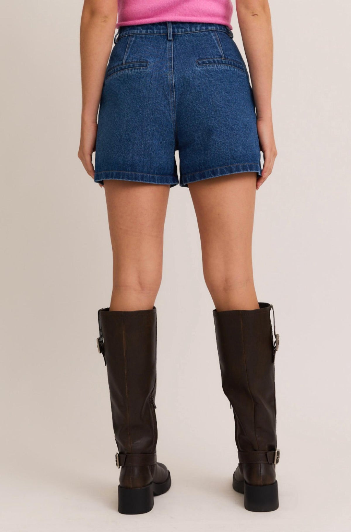 Le Lis - Violet Denim Shorts