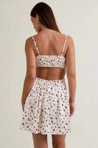 Le Lis - Western Printed Open Back Dress