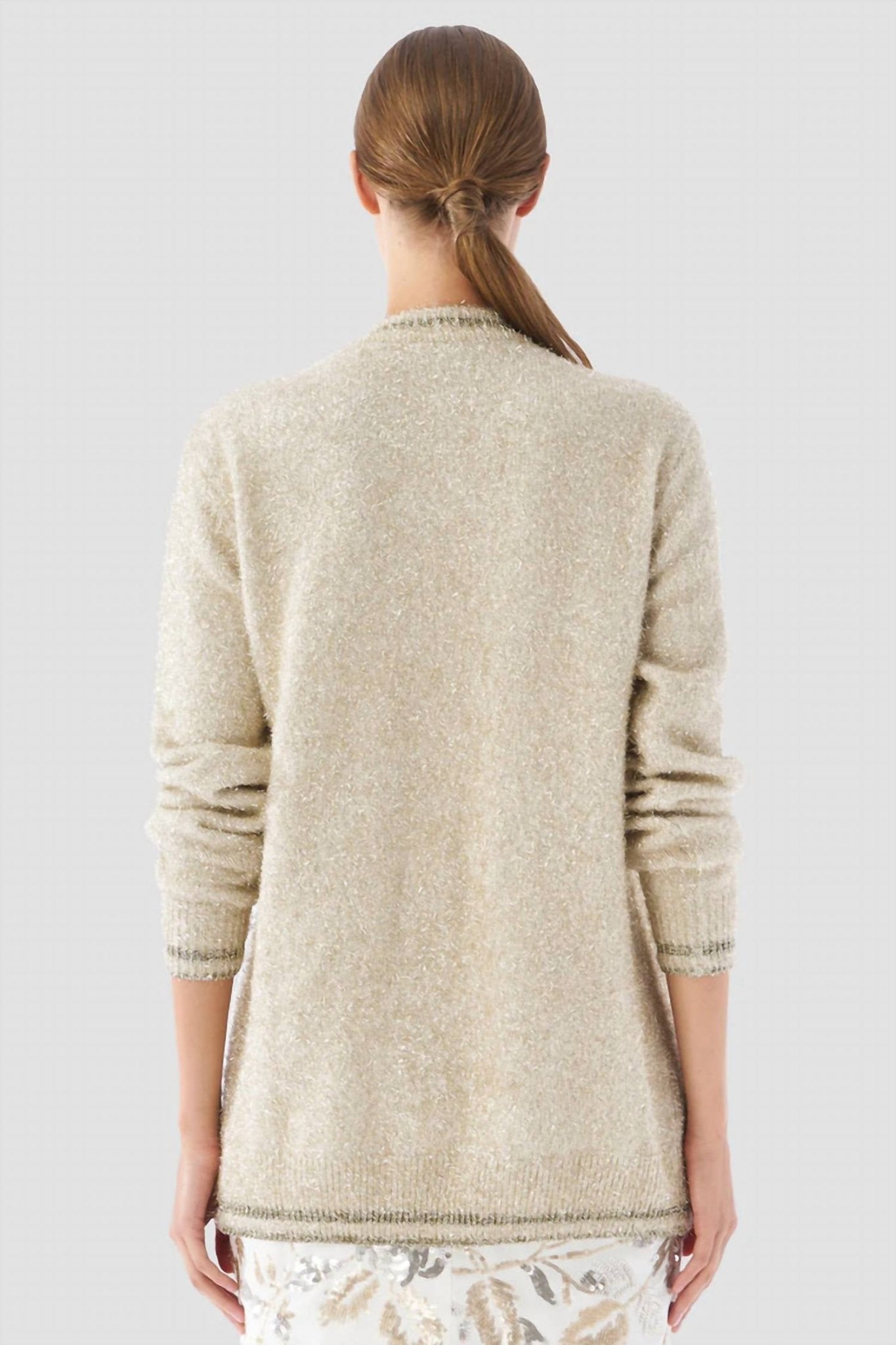 Le Superbe - Celestial Knit Cardigan - cardigans - clothing - gold