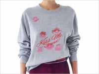 Le Superbe - Kiss Me Crew Neck Sweater - clothing - crew - graphic
