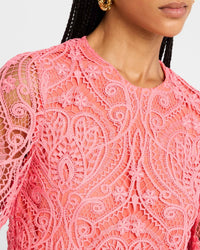 Le Superbe - Lace Short Sleeve Tee