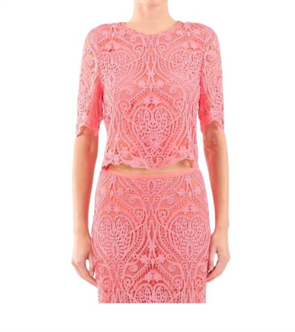 Le Superbe - Lace Tee