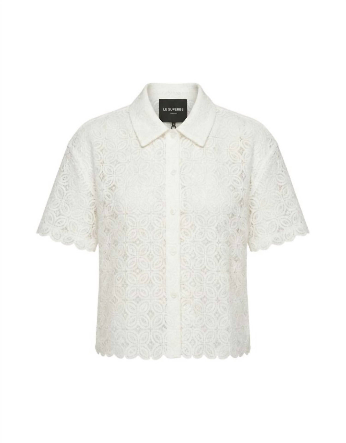 Le Superbe - Micro Crochet Camp Shirt