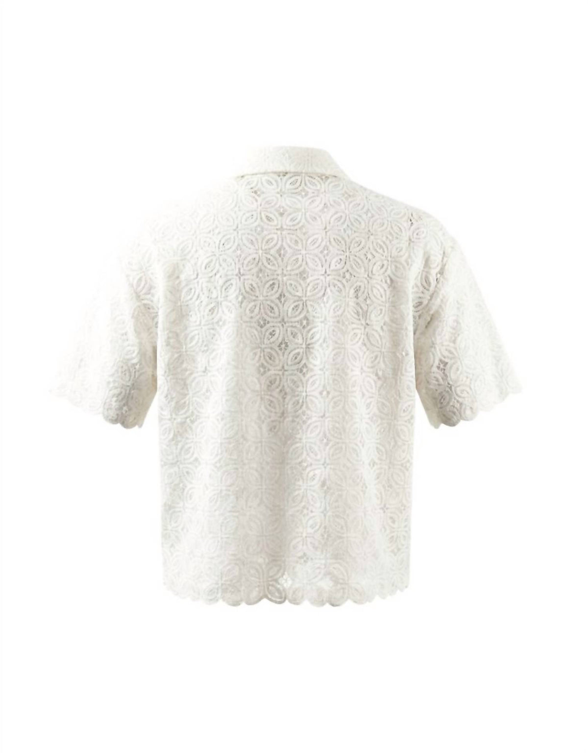 Le Superbe - Micro Crochet Camp Shirt