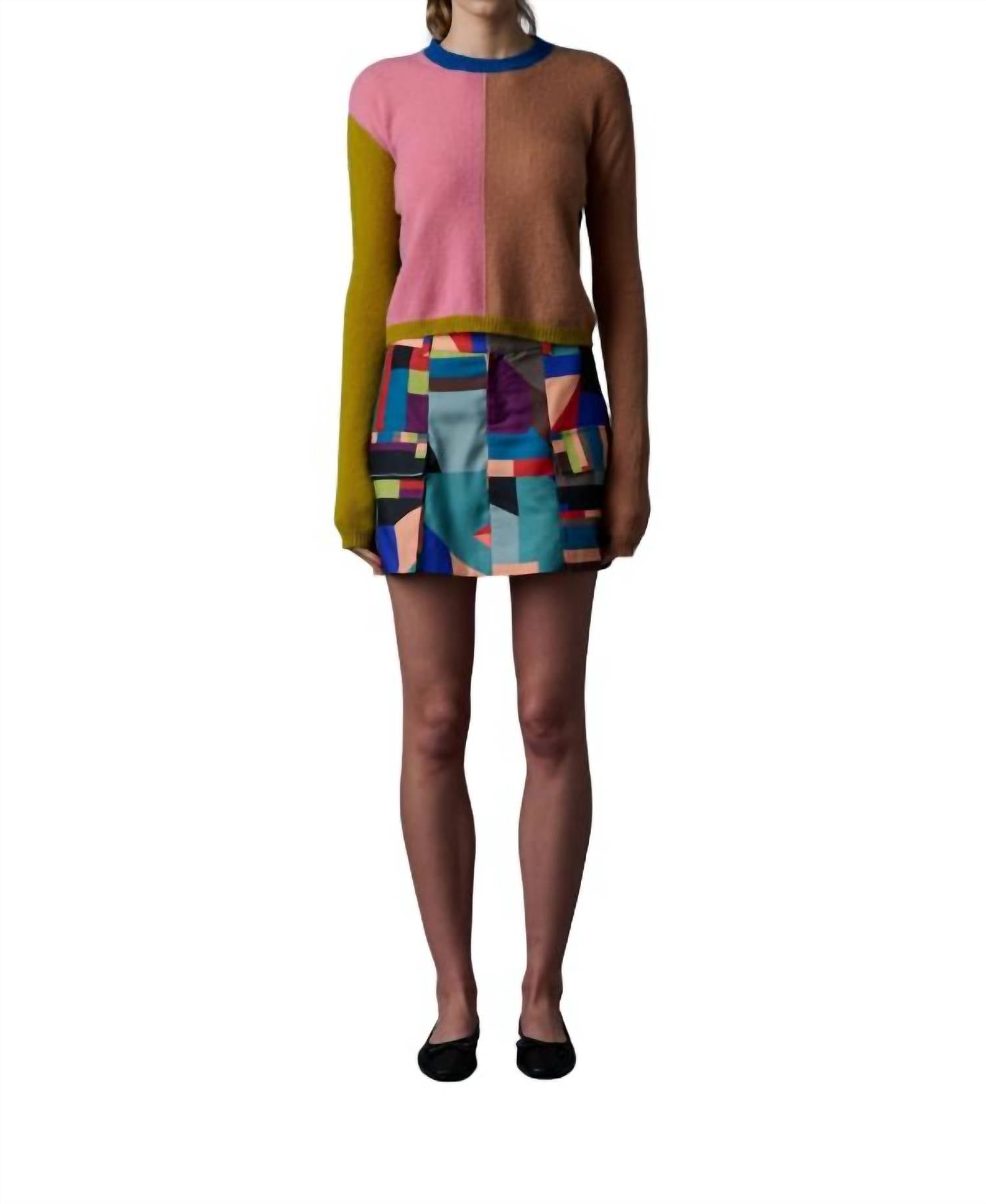 Le Superbe - Mondrian Sweater - brown - cashmere - clothing