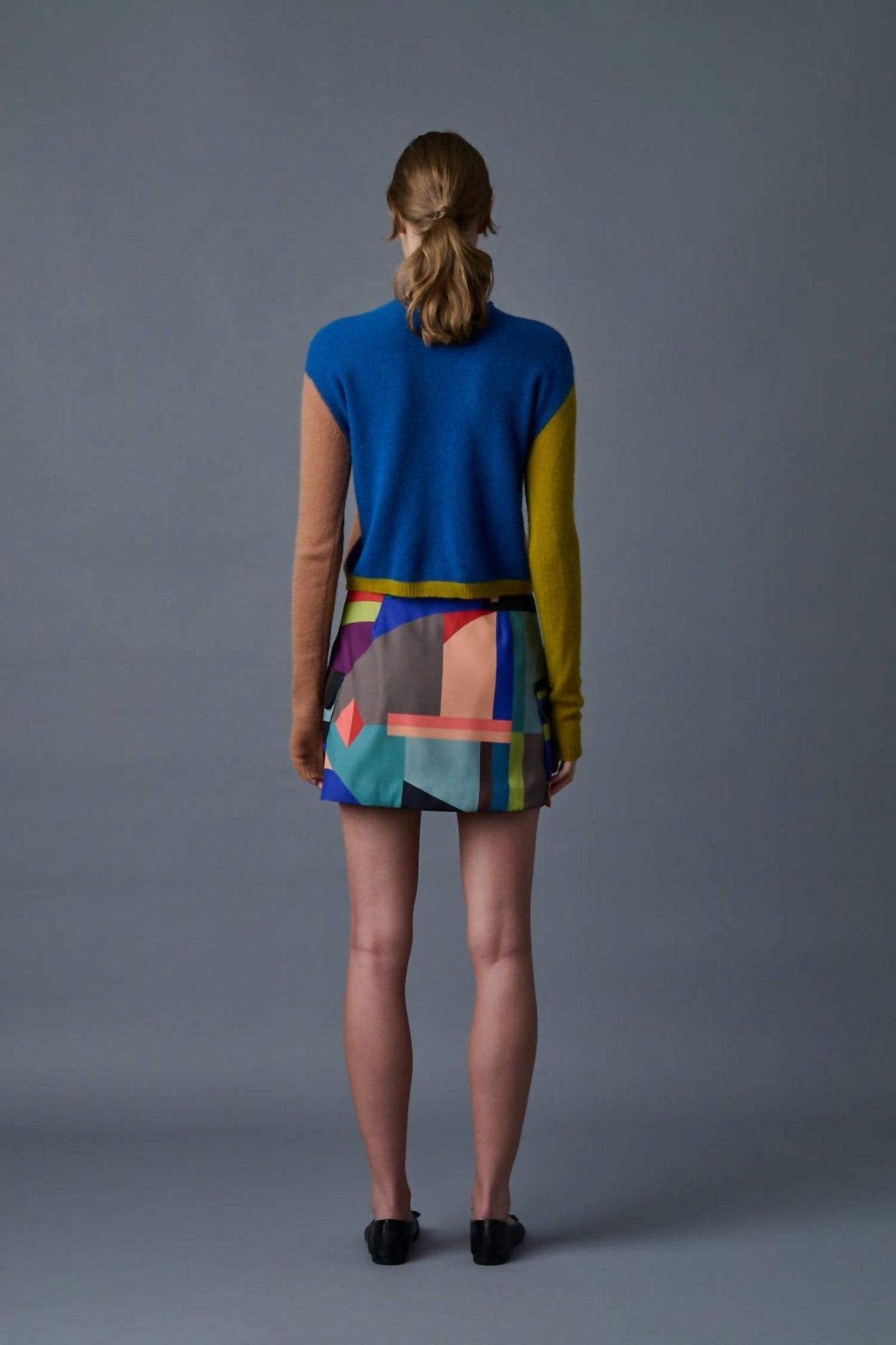 Le Superbe - Mondrian Sweater - brown - cashmere - clothing