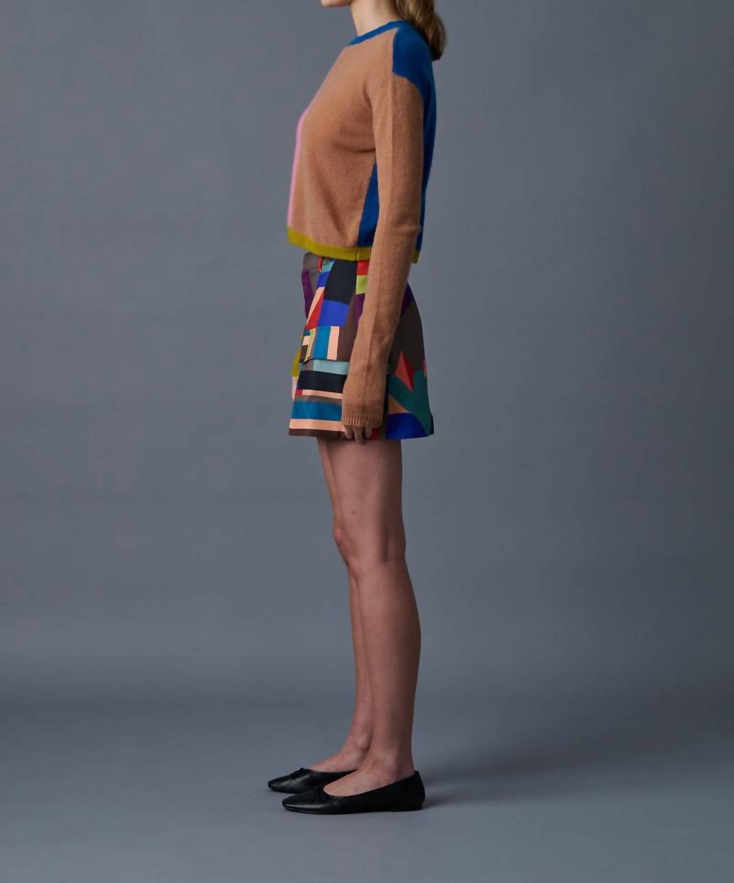 Le Superbe - Mondrian Sweater - brown - cashmere - clothing