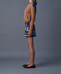 Le Superbe - Mondrian Sweater - brown - cashmere - clothing