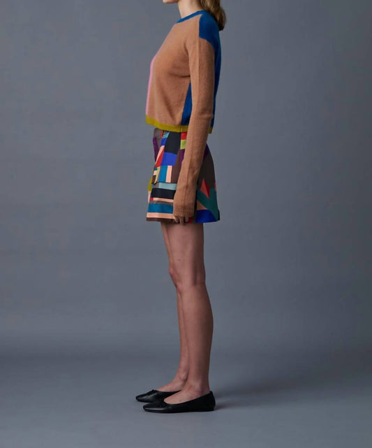 Le Superbe - Mondrian Sweater - brown - cashmere - clothing