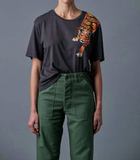 Le Superbe - Scratching Tiger Tee - black - clothing - cotton