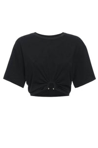 Le Superbe - Women's Trancas Tee - black - clothing - crop - tops