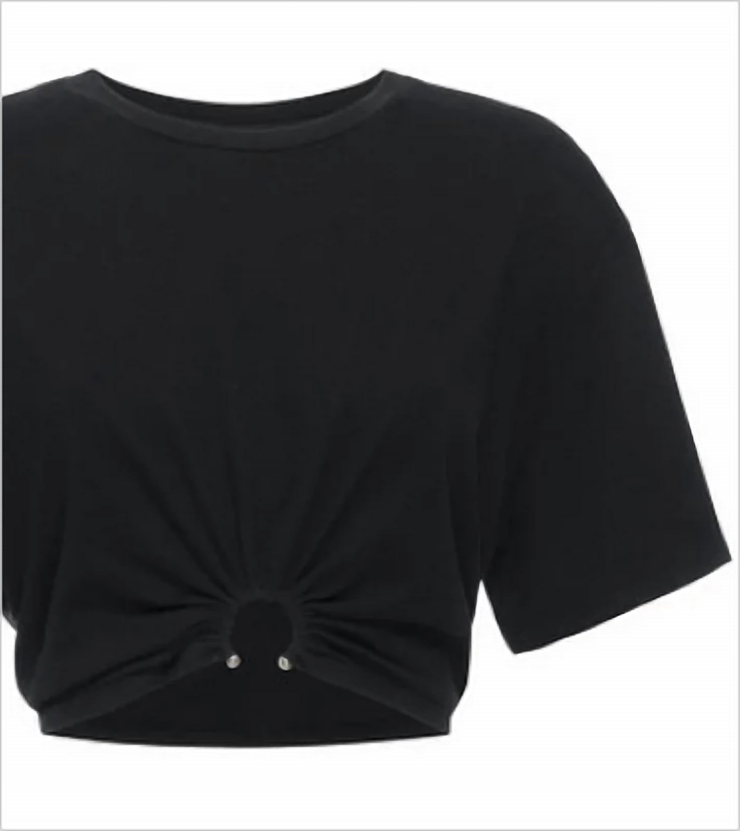 Le Superbe - Women's Trancas Tee - black - clothing - crop - tops