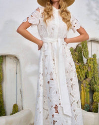 Lebel Fashion Group - Floral Lace Dress - clothing - cotton - dresses
