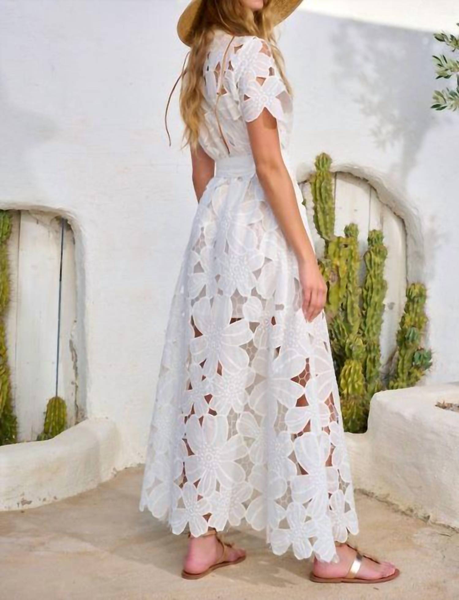Lebel Fashion Group - Floral Lace Dress - clothing - cotton - dresses
