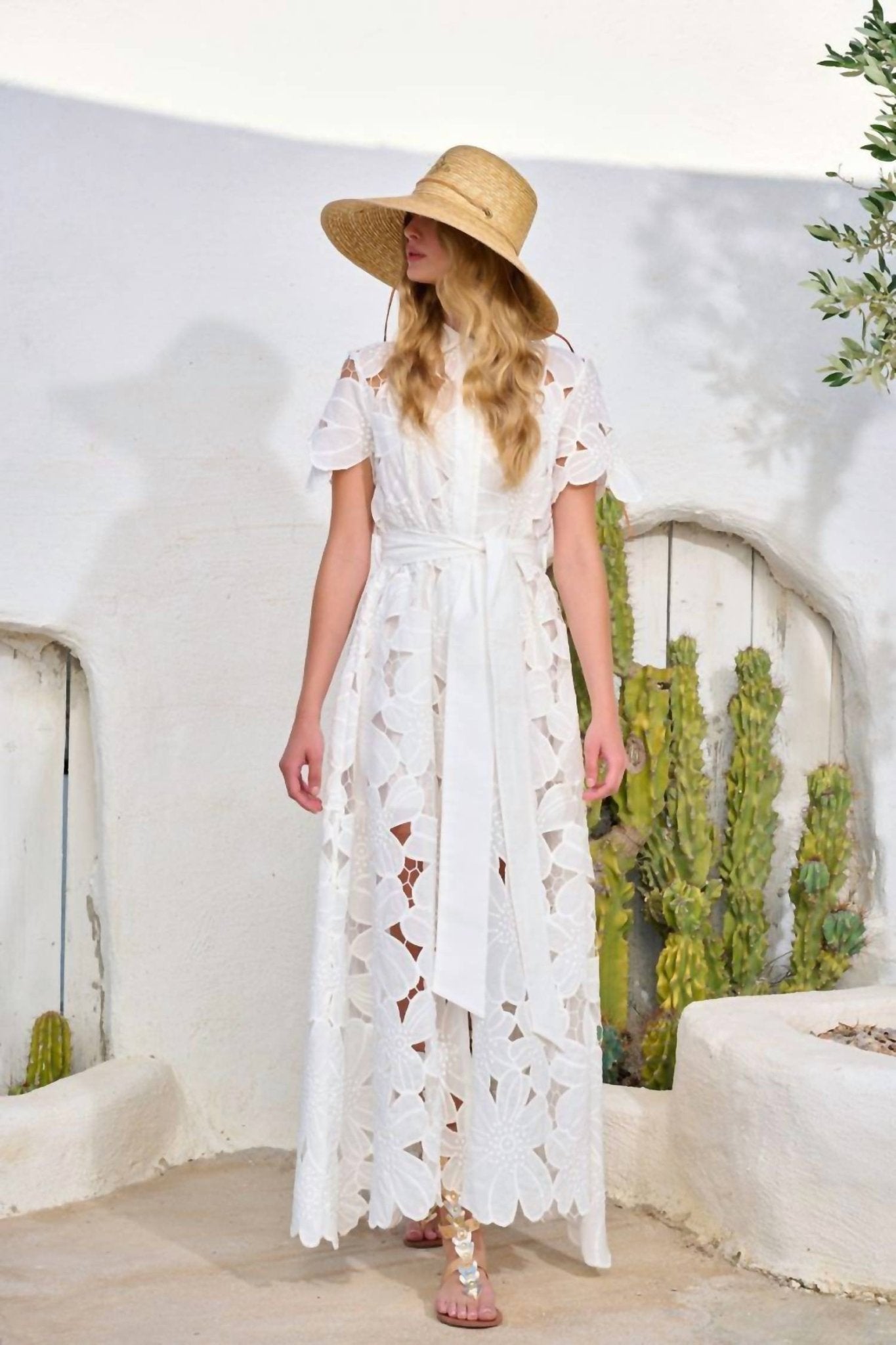 Lebel Fashion Group - Floral Lace Dress - clothing - cotton - dresses
