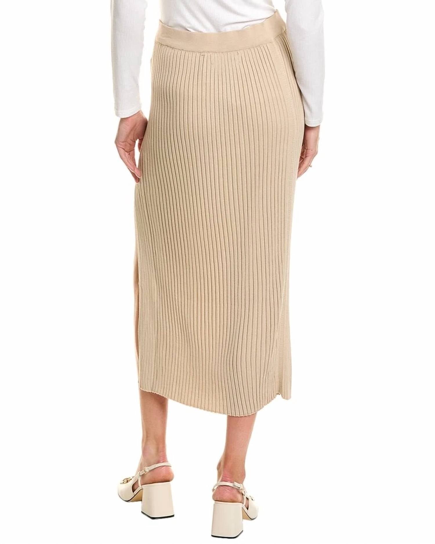 Lebel Fashion Group - Women's Eos Maxi Skirt - beige - clothing - long - skirts
