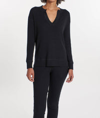 Leimere - Cabo Split Neck Top