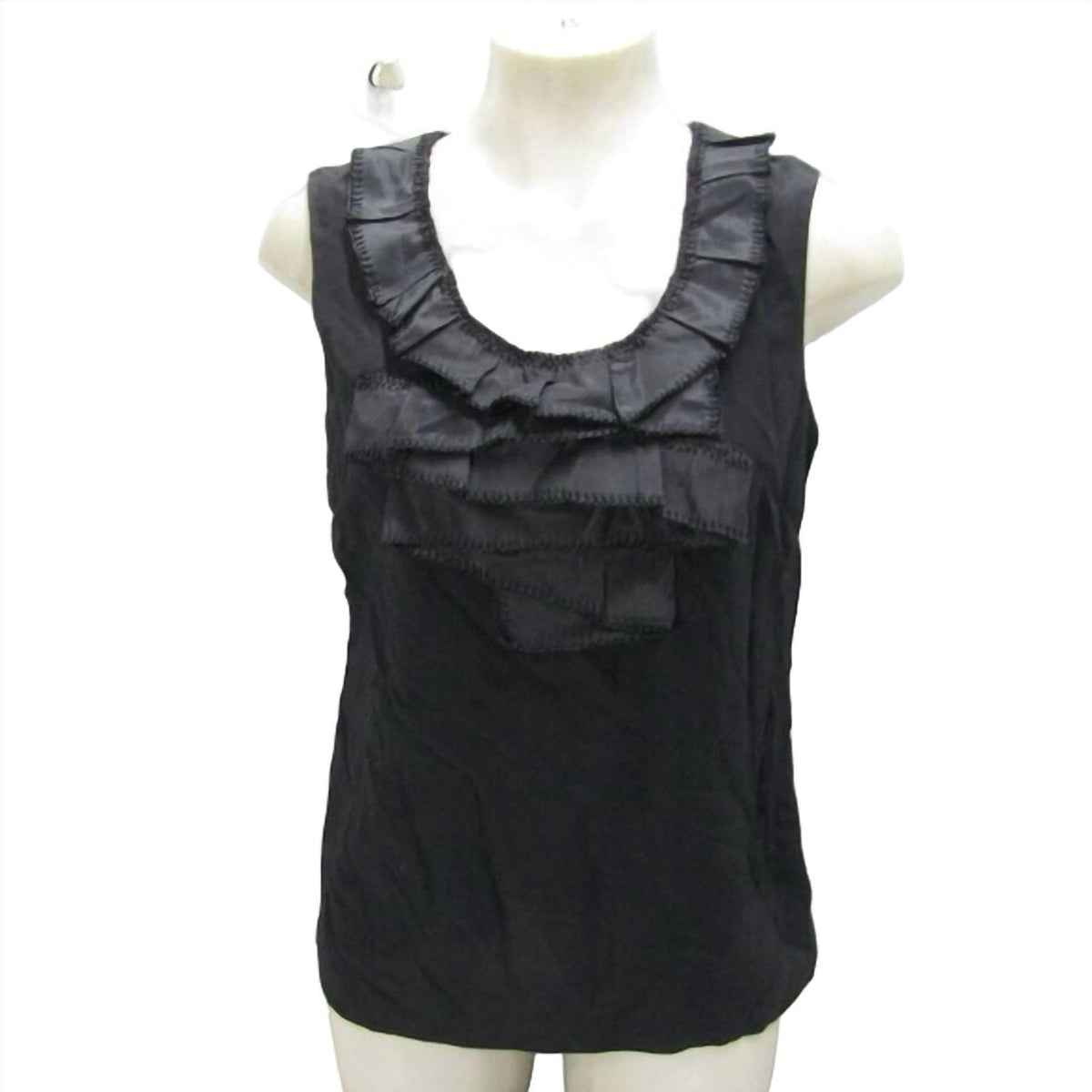 Lela Rose - Women’s Silk Blend Ruffle Top