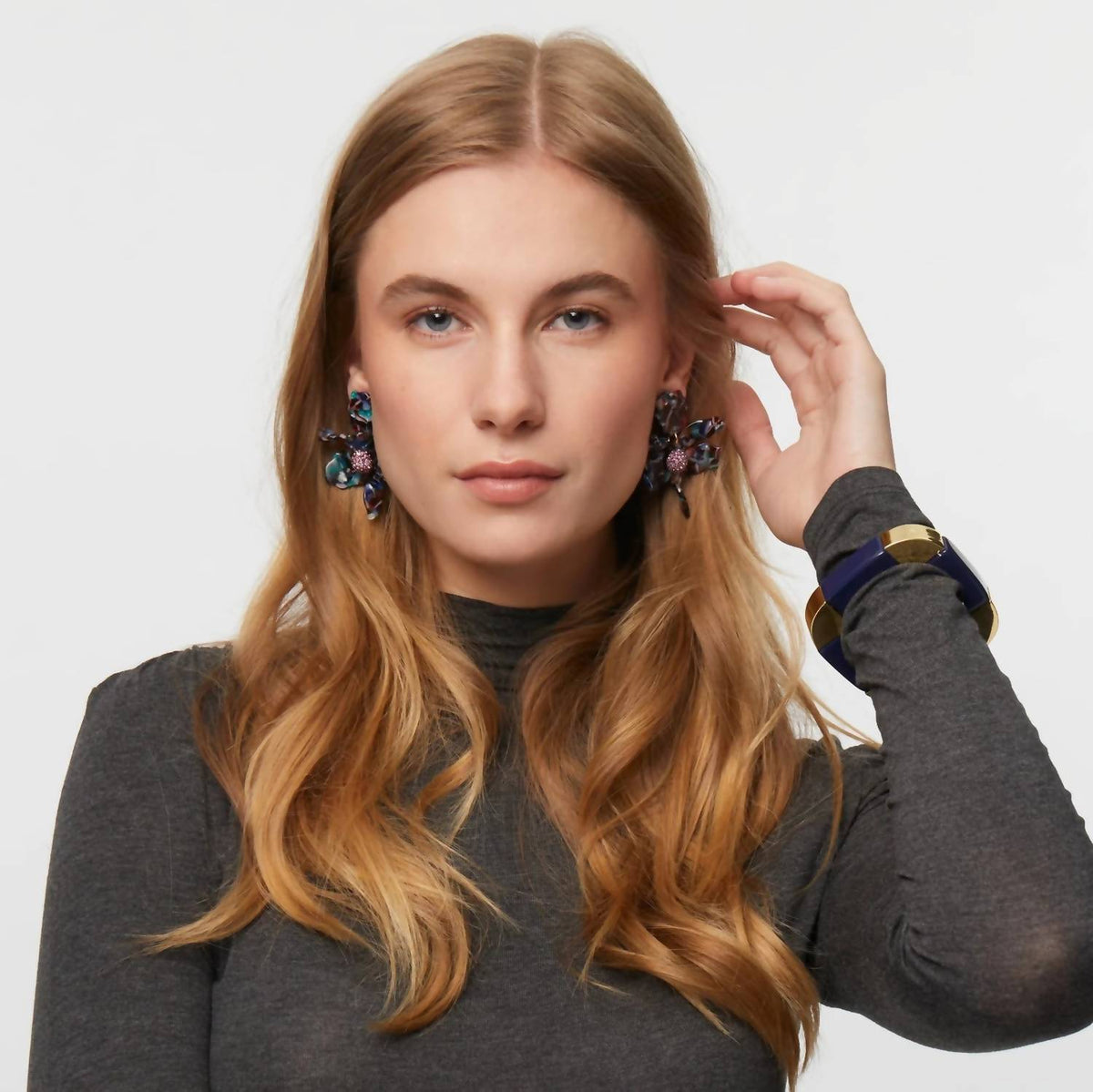 Lele Sadoughi - Women's Crystal Lily Earrings