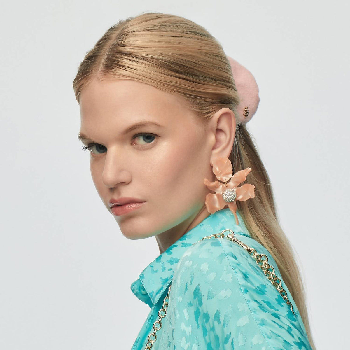 Lele Sadoughi - Women's Crystal Lily Earrings