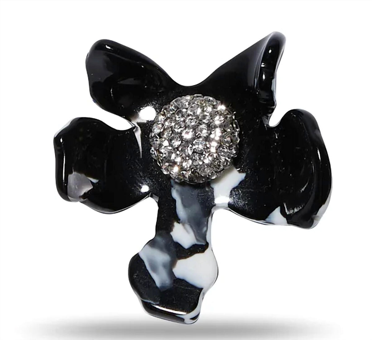 Lele Sadoughi - Women's Jet Small Crystal Lily Earrings