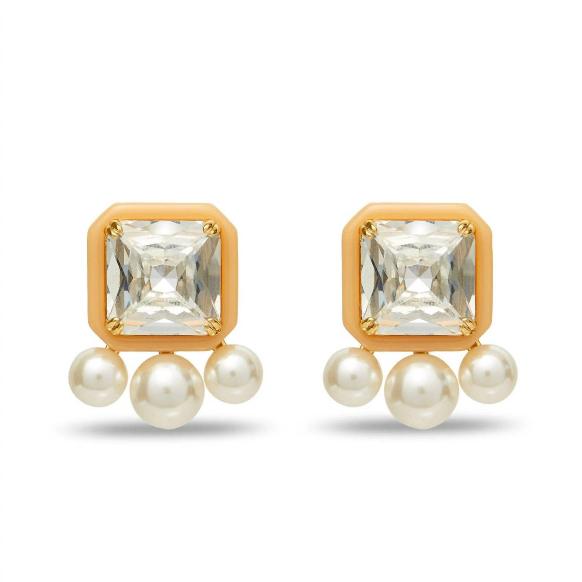 Lele Sadoughi - Paddle Button Earrings