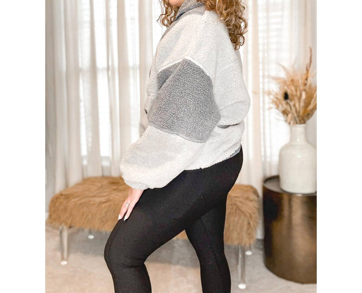 Lelis - Dominique Sherpa Pullover Sweatshirt