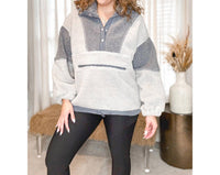 Lelis - Dominique Sherpa Pullover Sweatshirt