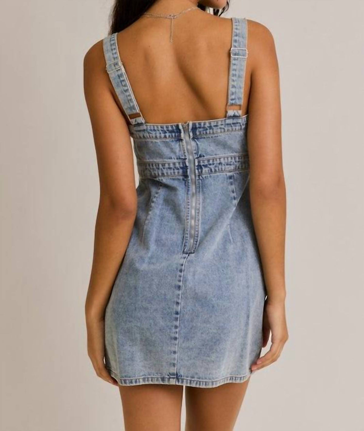 Lelis - Game Time Denim Mini Dress