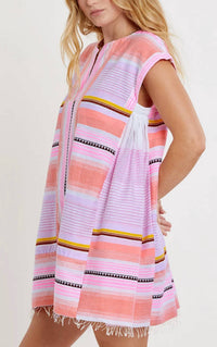 Lemlem - Elina Caftan Mini Dress