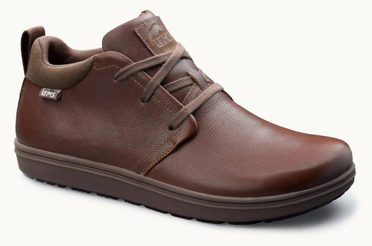 Lems Shoes - Men's Chukka Grip Leather Boot