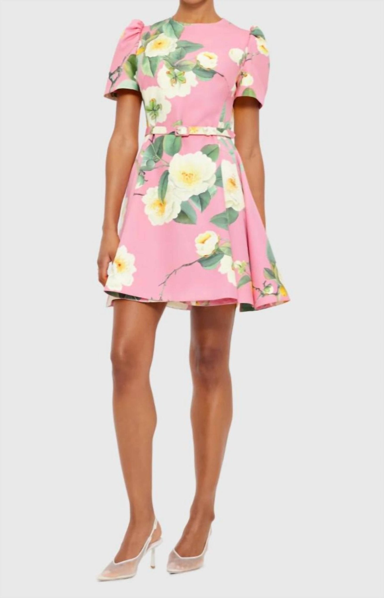 Leo Lin - Elyse Short Sleeve Mini Dress - clothing - collection:vacationdresses(Auto) - dresses