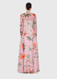 Leo Lin - Lilith Tie Neck Maxi Dress - clothing - dresses - floral