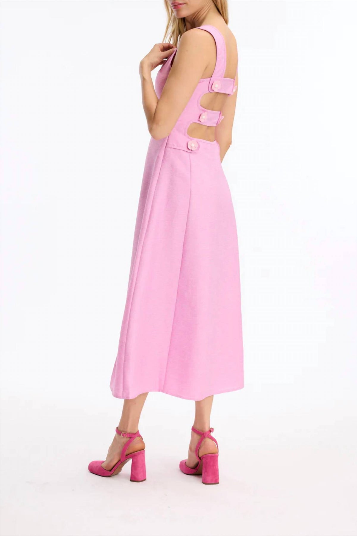 Leo & Ugo - Nina Open Back Midi Dress