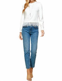 Les Amis - Detail Waist Top - clothing - shirts - solid